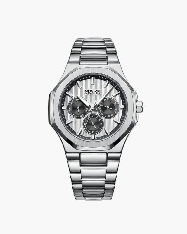 RELOJ DE ACERO INOXIDABLE (RESISTENTE AL AGUA)