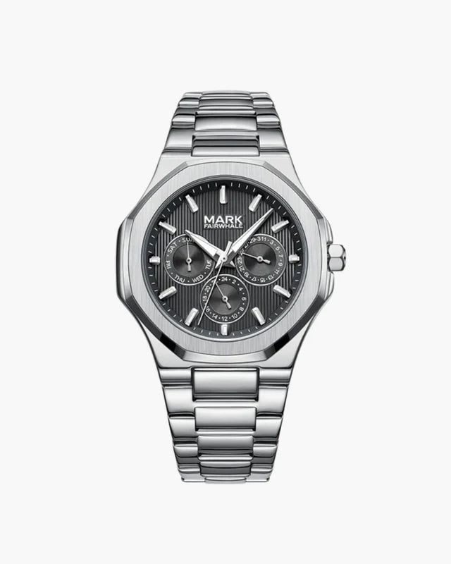 RELOJ DE ACERO INOXIDABLE (RESISTENTE AL AGUA)