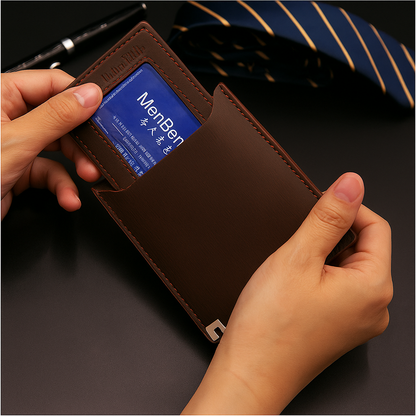 Cartera De Cuero Lugano