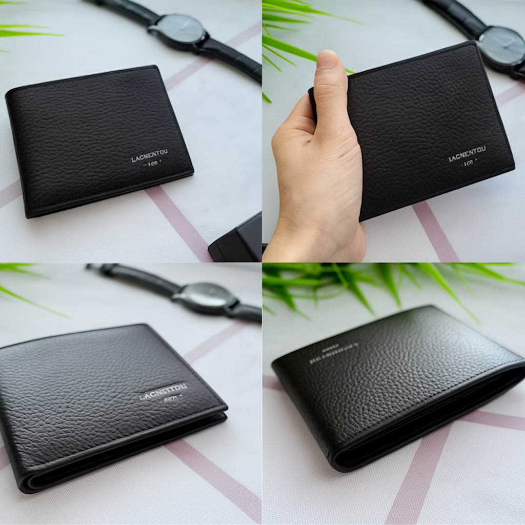 Cartera De Piel Imperial Noir